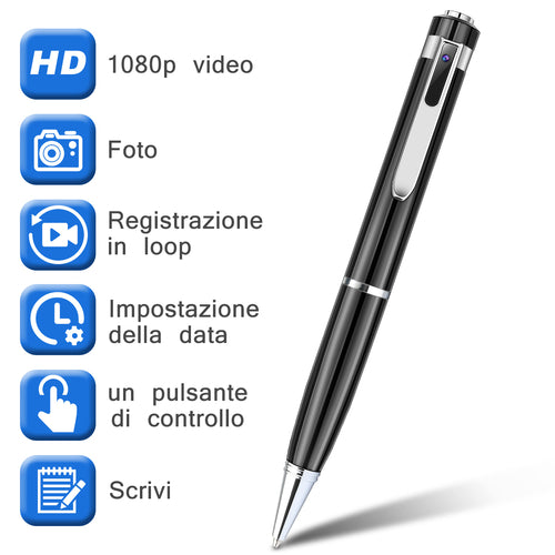 1080P HD Mini Camera Pen